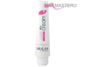 Крем для ног шёлковый с пудрой Silky Cream ARAVIA Professional (100мл)