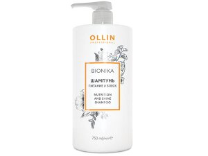 OLLIN / BioNika Шампунь «Питание и блеск» 750мл 397380