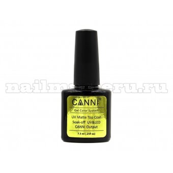 UV Matte Top coat CANNI - топ матовый для гель-лака