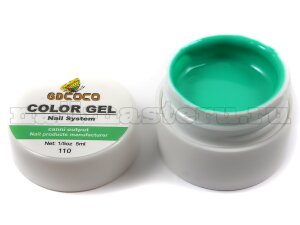 Gd coco gel color - №110 бирюзовый 5 мл.