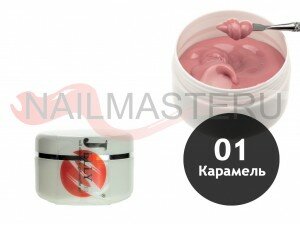 Гель желе (суфле) камуфлирующий Nail style № 1 Карамель, 30 мл